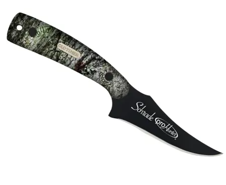Old Timer Sharpfinger Folding Knife – Black Camo Handle 1