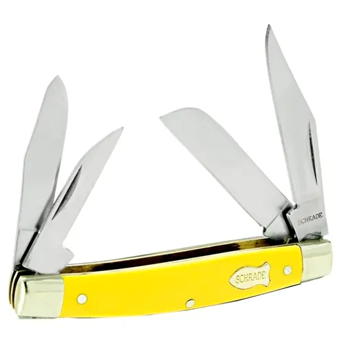 Old Timer Workmate Utility Knife With Yellow Handle 1