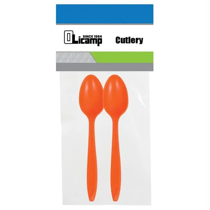 Olicamp Compact Teaspoon Set – 2-Pack, Orange 1
