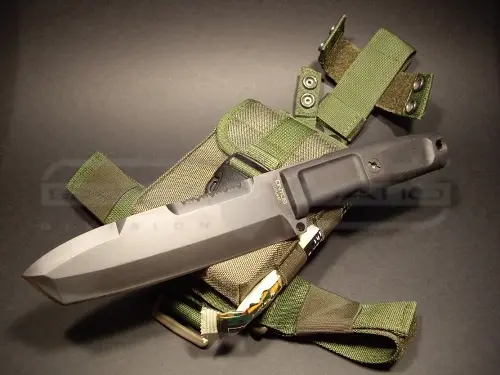 Ontos Green Survival Knife With Emergency Kit 1