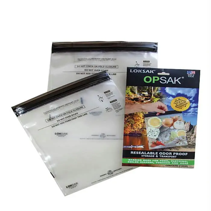Opsak Odor-Proof Barrier Bag – 9" X 10", 2-Pack 1