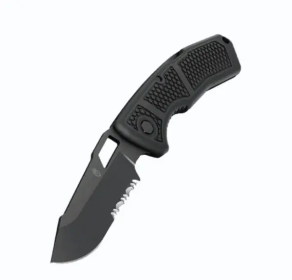 Order Series Folding Knife With Clip And Serrated Edge 1