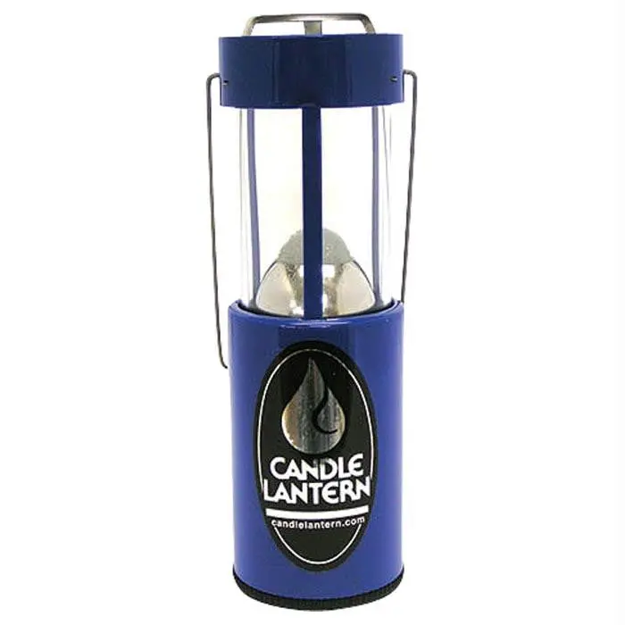 Original Candle Lantern – Classic Blue Finish 1