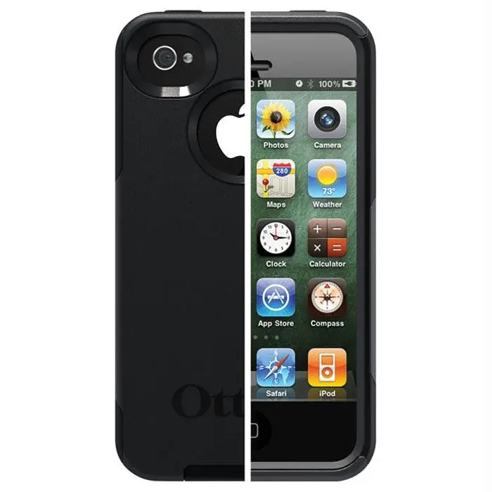 Otterbox Commuter Series Case For Iphone 4 And 4S – Black Finish 1