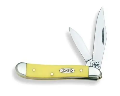 Peanut Ss Pocket Knife – Bright Yellow Handle 1