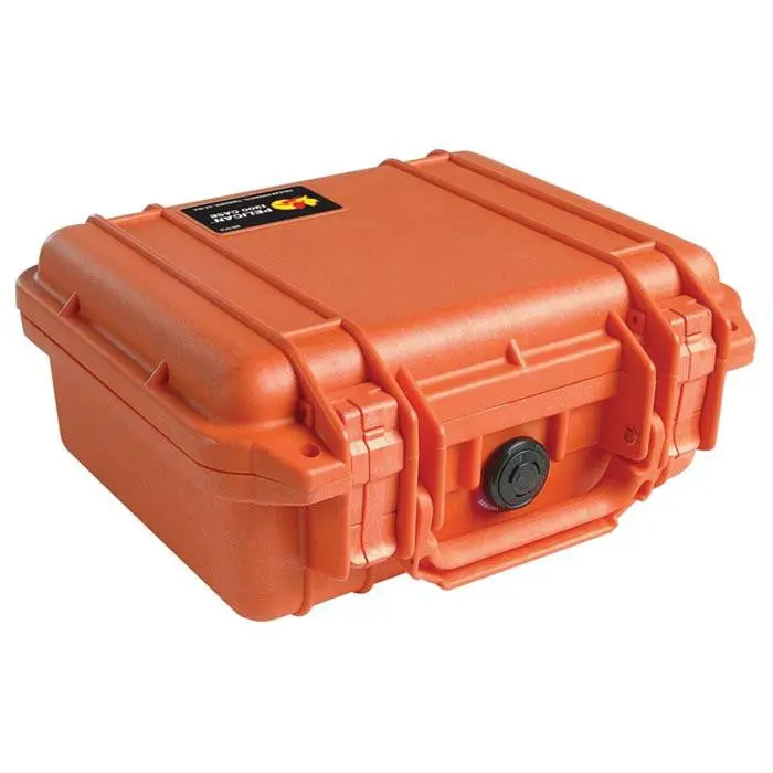 Pelican 1200 Hard Shell Case – Vibrant Orange Carry Solution 1