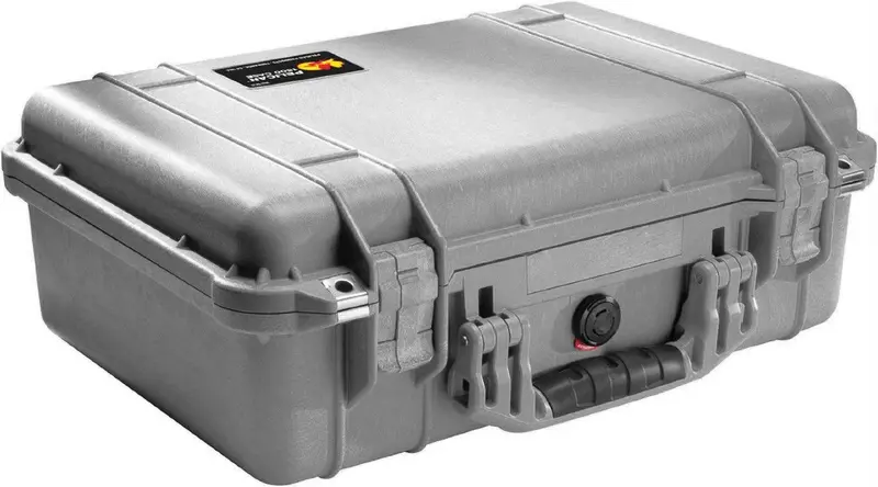 Pelican 1500 Protective Hard Case – Silver 1