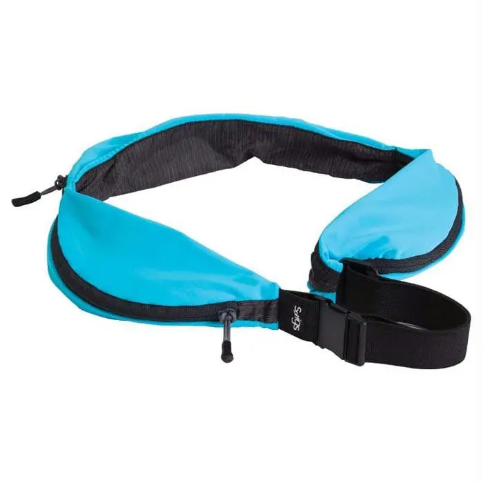 Performance Fitness Belt – Triple-Pocket, Turquoise 1