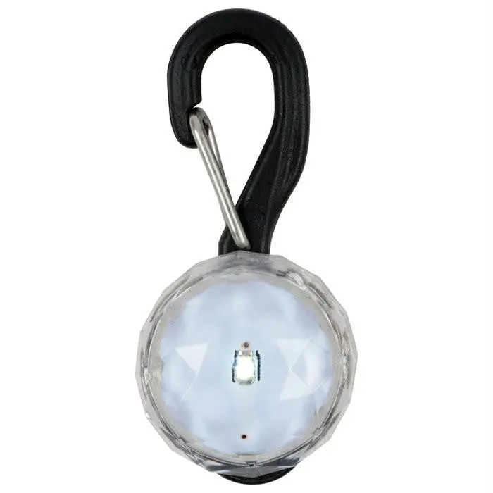 Petlit Led Illuminated Dog Collar – Clear Jewel Design 1