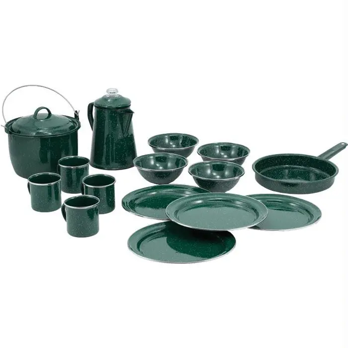 Pioneer Camp Cookware Set – Forest Green 1