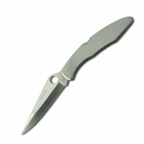 Police Model Ss Knife – Plain-Edge Tactical Folder 1