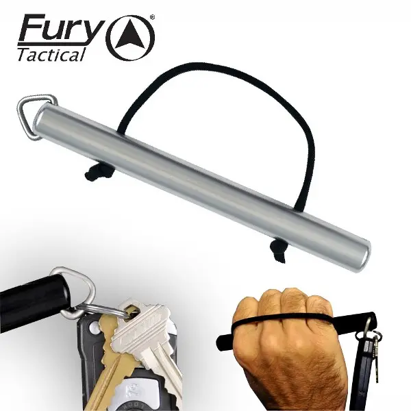 Power Raze Kappo Stick Self-Defense Tool With Keyring – Silver 1