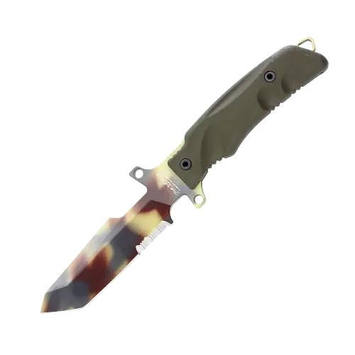 Predator 1 Modified Tanto Knife With Partially Serrated Edge (1–3" Blade) 1