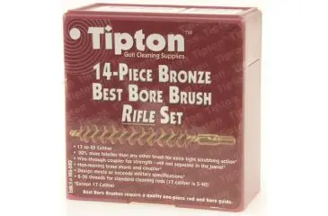 Premium Bronze Rifle Bore Brush Cleaning Set – Caliber-Specific Brushes 1