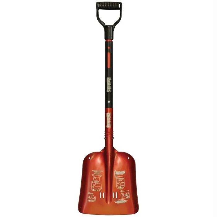 Pro Backcountry Shovel – D-Handle, Red 1