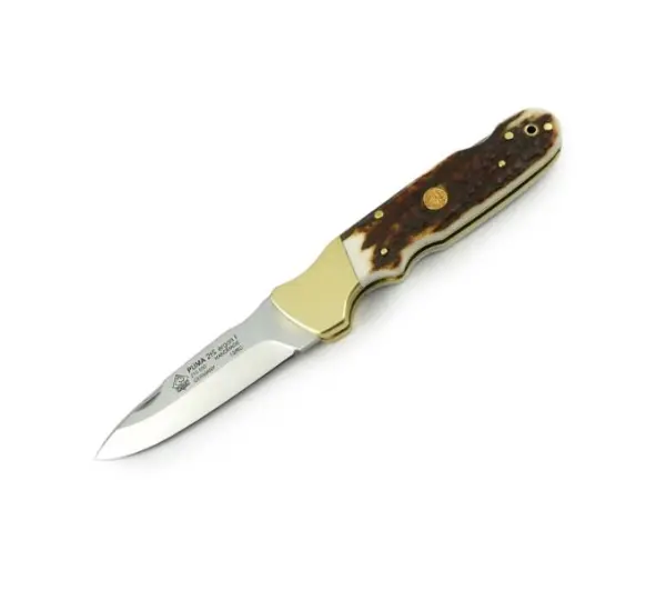 Puma 2+2 Ergon I Folding Knife – Stag Handle 1