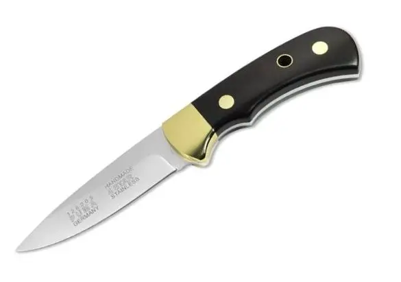 Puma 4-Star Nickle-Plated Fixed Blade – Hardwood Handle 1