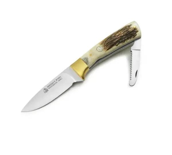 Puma Ip Waldjager Ii Fixed Blade Knife With Stag Antler Handle 1