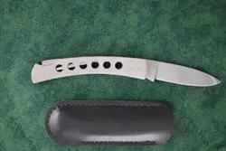 Punched-Stainless Steel Lockback Knife 1