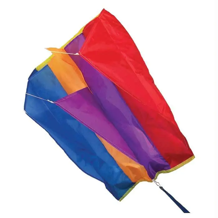 Rainbow-Colored Pouch Parafoil Kite – Easy-Assemble 1