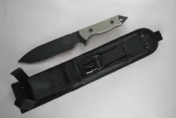 Rak Tactical Folding Knife With Black Micarta Handles And Plain Edge 1