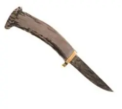Random Crown Damascus Pattern Knife Blade 1