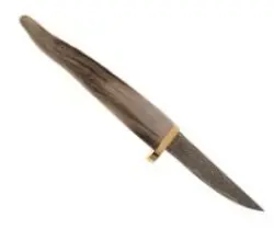 Random Pattern Damascus Steel Blade Knife 1