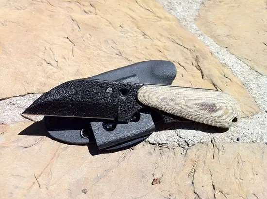 Raptor 2 Plain-Edge Knife – Od Canvas & Micarta Handle 1