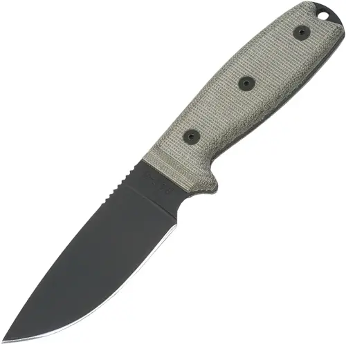 Rat-3 Fixed Blade – 1095 Razor-Sharp Edge With Black Sheath 1