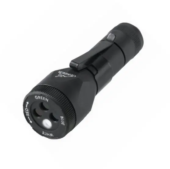Recon Tactical Flashlight – White, Red & Blue Led Modes 1