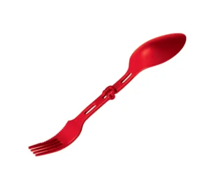 Red Foldable Spork – Compact Utensil 1