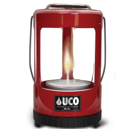 Red Painted Mini Lantern For Camping And Emergency Light 1