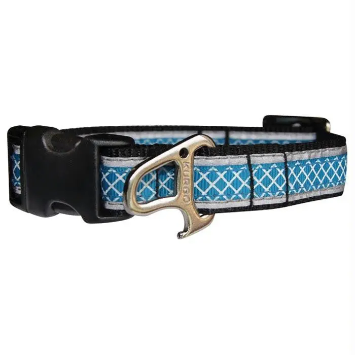Reflective Protective Dog Collar – Blue, Large 1