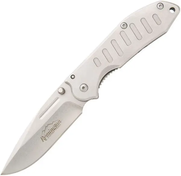 Remington Pic-Lokt Folder – Stonewash Stainless Steel Handles 1