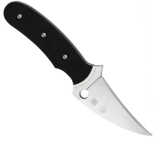 Reverse-Plain-Edge Folding Knife With G-10 Handle 1