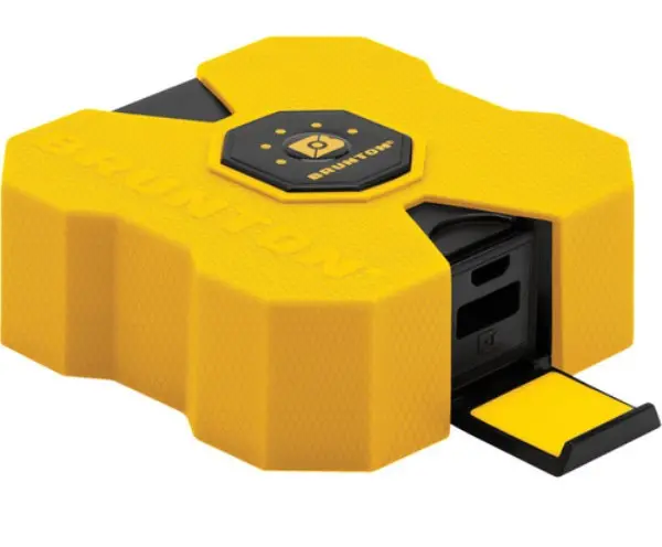Revolt 4000 Mah Portable Power Bank With 4-Port Yellow Charger 1