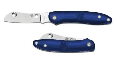 Roadie Compact Folding Knife – Blue Handle 1