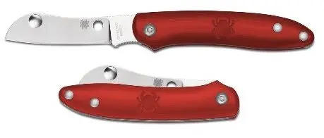 Roadie Compact Folding Knife In Bold Red 1