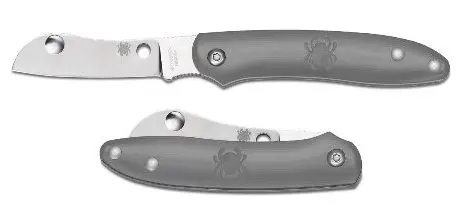 Roadie Folding Knife – Sleek Grey Aluminum Handle 1