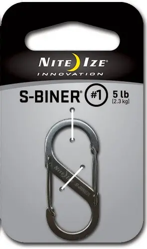 S-Biner #1 Stainless Steel Dual-Gate Carabiner 1