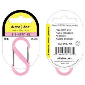 S-Biner Lightweight Plastic Clip #2 – Pink 1