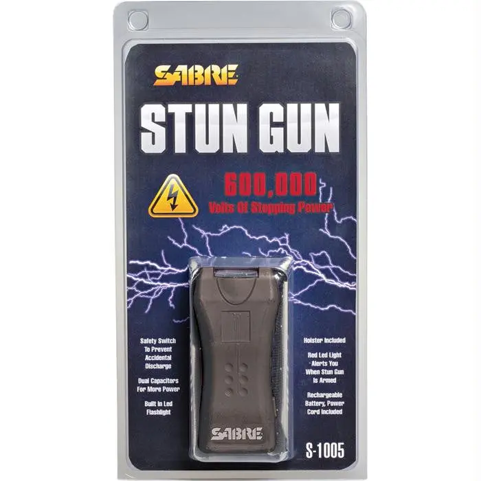 Sabre 600K-Volt Mini Stun Gun – Compact Defense Tool 1