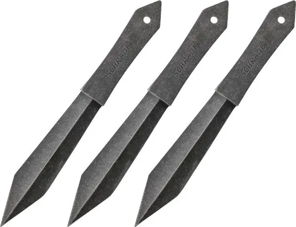 Schrade 3-Piece Set Of 10-Inch Full-Tang Throwing Knives 1