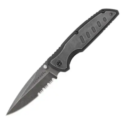 Schrade Half-Steel Liner Lock Folding Knife 1