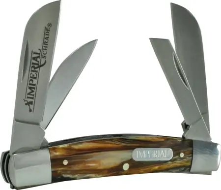 Schrade Imperial Amber Congress Pocket Knife 1