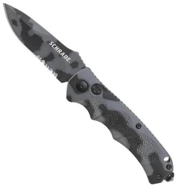 Schrade Push-Button Lock Folding Knife – Model P 1