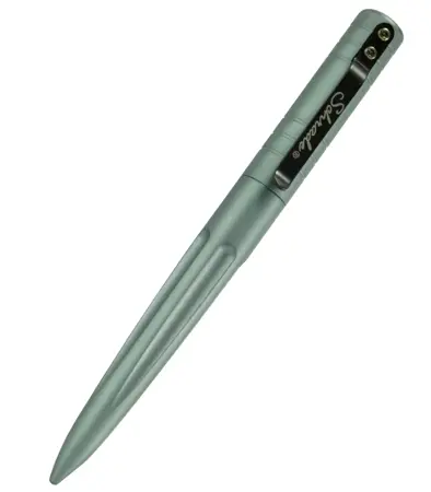 Schrade Tactical Pen – Grey Anodized Aluminum Body 1