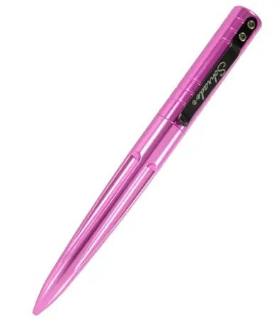 Schrade Tactical Pen – Pink Anodized Aluminum Design 1