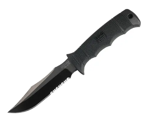 Seal Pup Elite Tini-Coated Folding Knife With Kydex Sheath 1