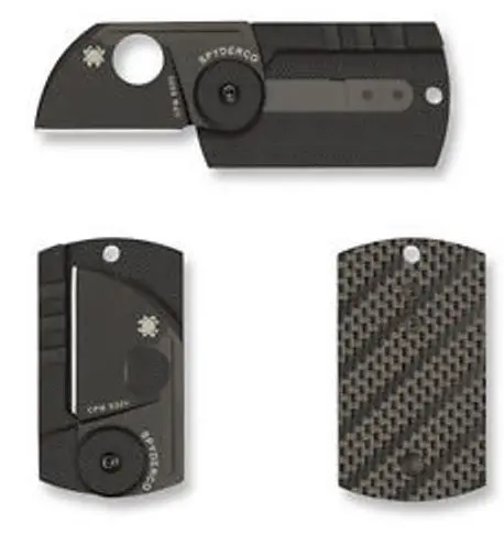 Serge Panchenko Dog Tag Folding Knife – Minimalist Edc Design 1